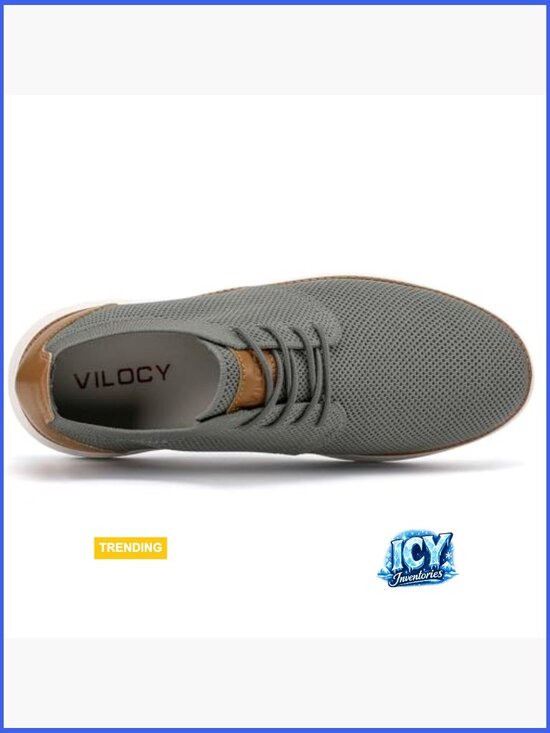 Splicing Knitted Upper PU Leather Dress Sneakers Casual Walking Business Splicing Knitted Upper PU Leather Finish Fashion Dress  main image 2